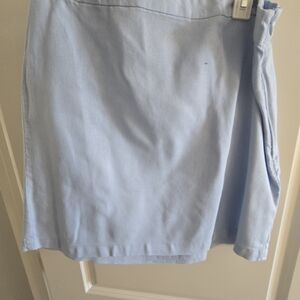 Old Navy Women's Mini Skirt in Soft Blue